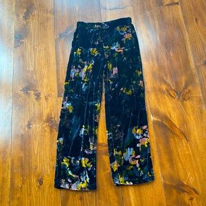 MOTHER velvet straight leg pants